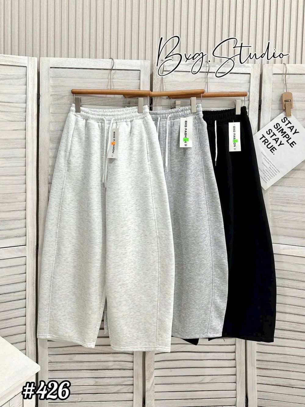 Quần baggy chất 2 da loại 1 mềm mịn thời trang mã 426