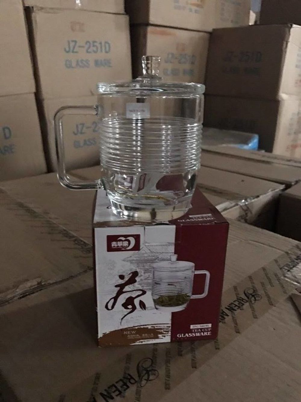 Cốc Nắp Thủy Tinh Chịu Nhiệt (THÙNG 36C) 3