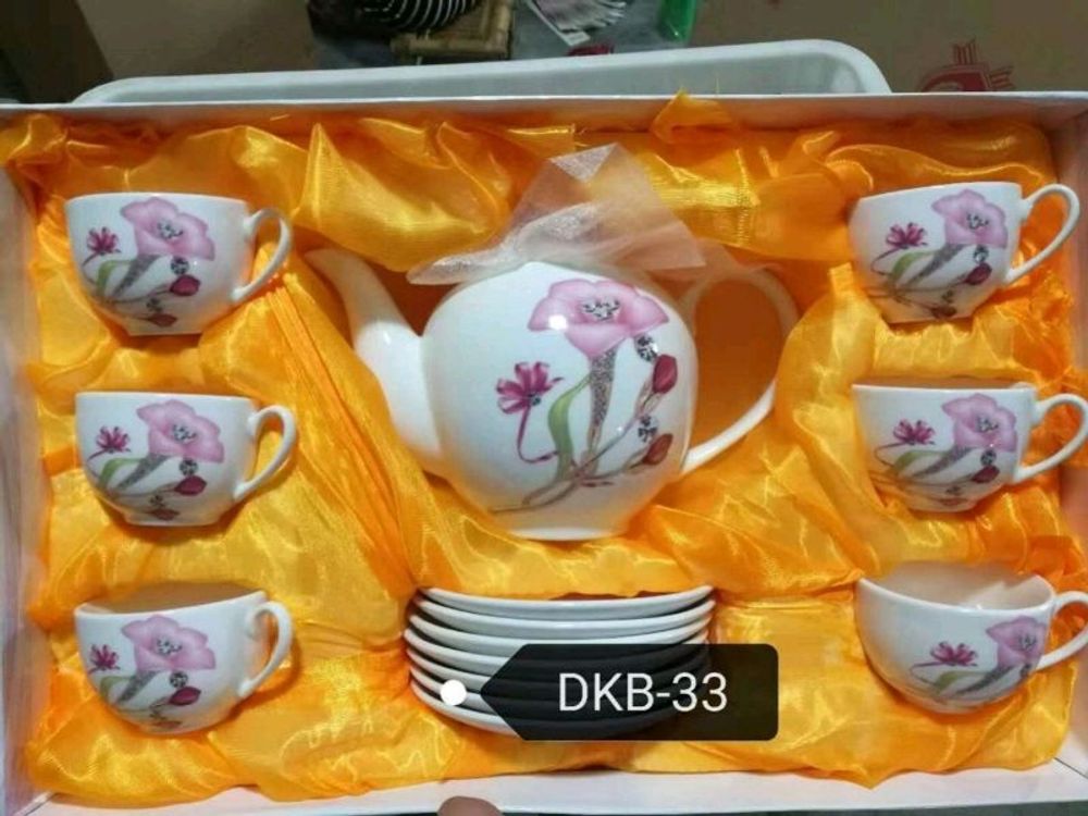 Ấm Chén Đĩa Kê Hàn Quốc Tròn Rẻ (THUNG 12B)