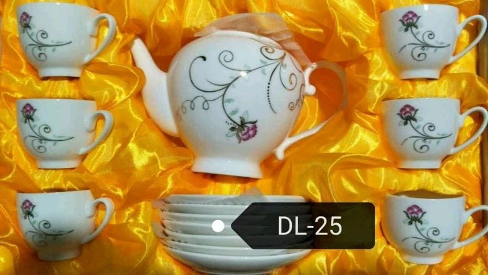 Ấm Chén Đĩa Kê Hàn Quốc Tròn Rẻ (THUNG 12B)