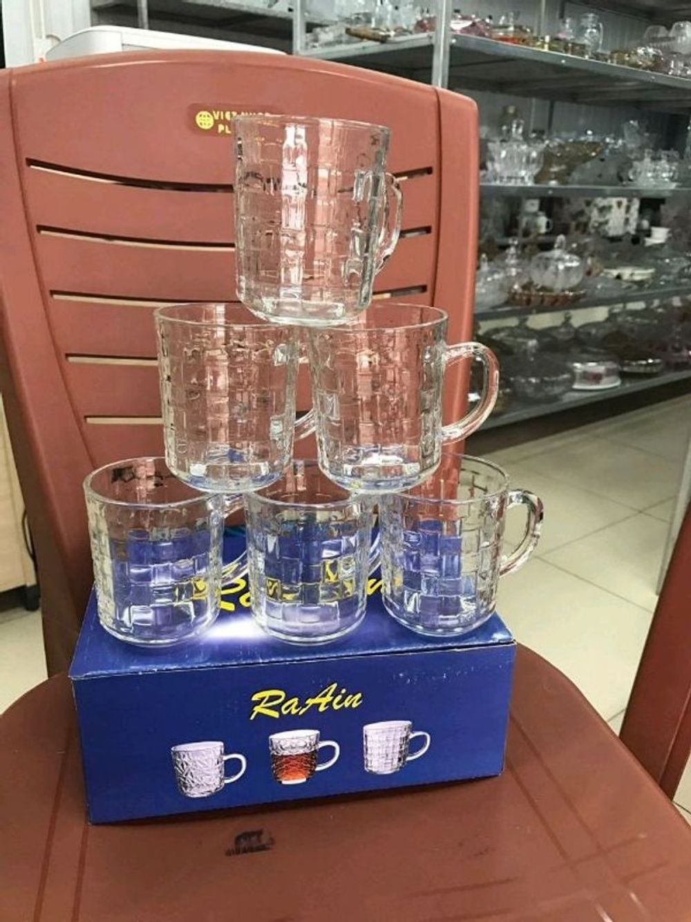 Cốc Quai Bia ZB ThủyTinh 245ml Hàng Đẹp ( THÙNG 12B )