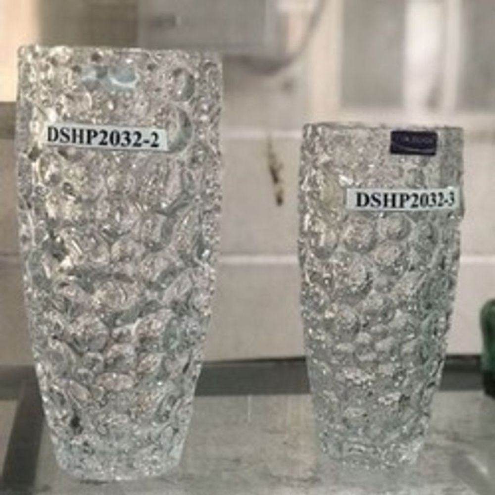 Lọ hoa thủy tinh dáng bầu 30cm - quà tặng khách hàng