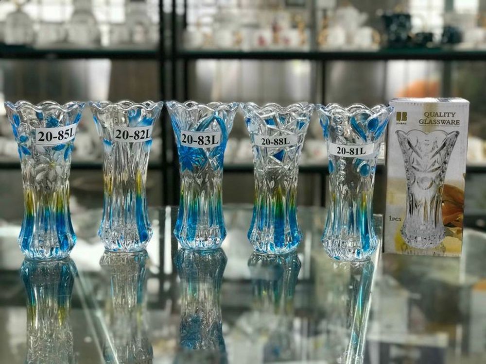 Lọ hoa thủy tinh 20cm dáng loe