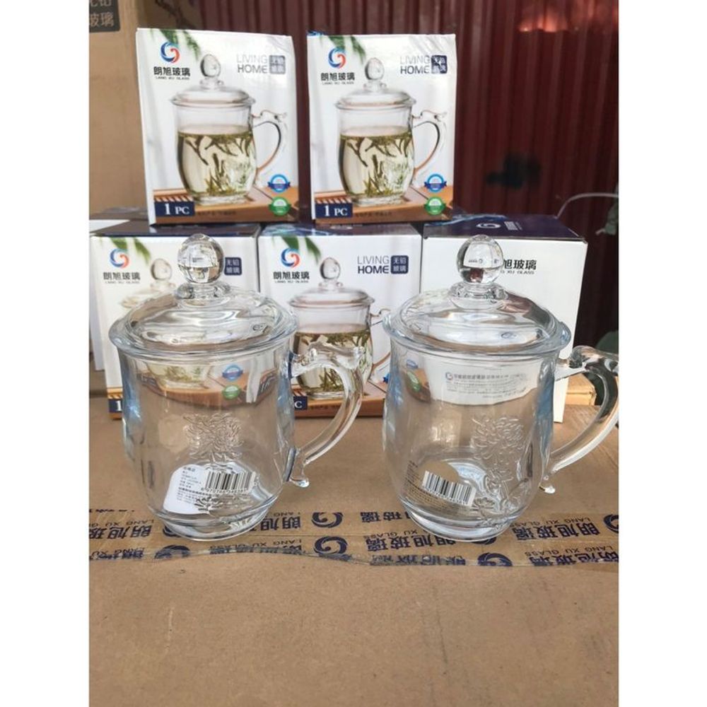 Cốc Nắp Thủy Tinh Chịu Nhiệt (THÙNG 36C) 3