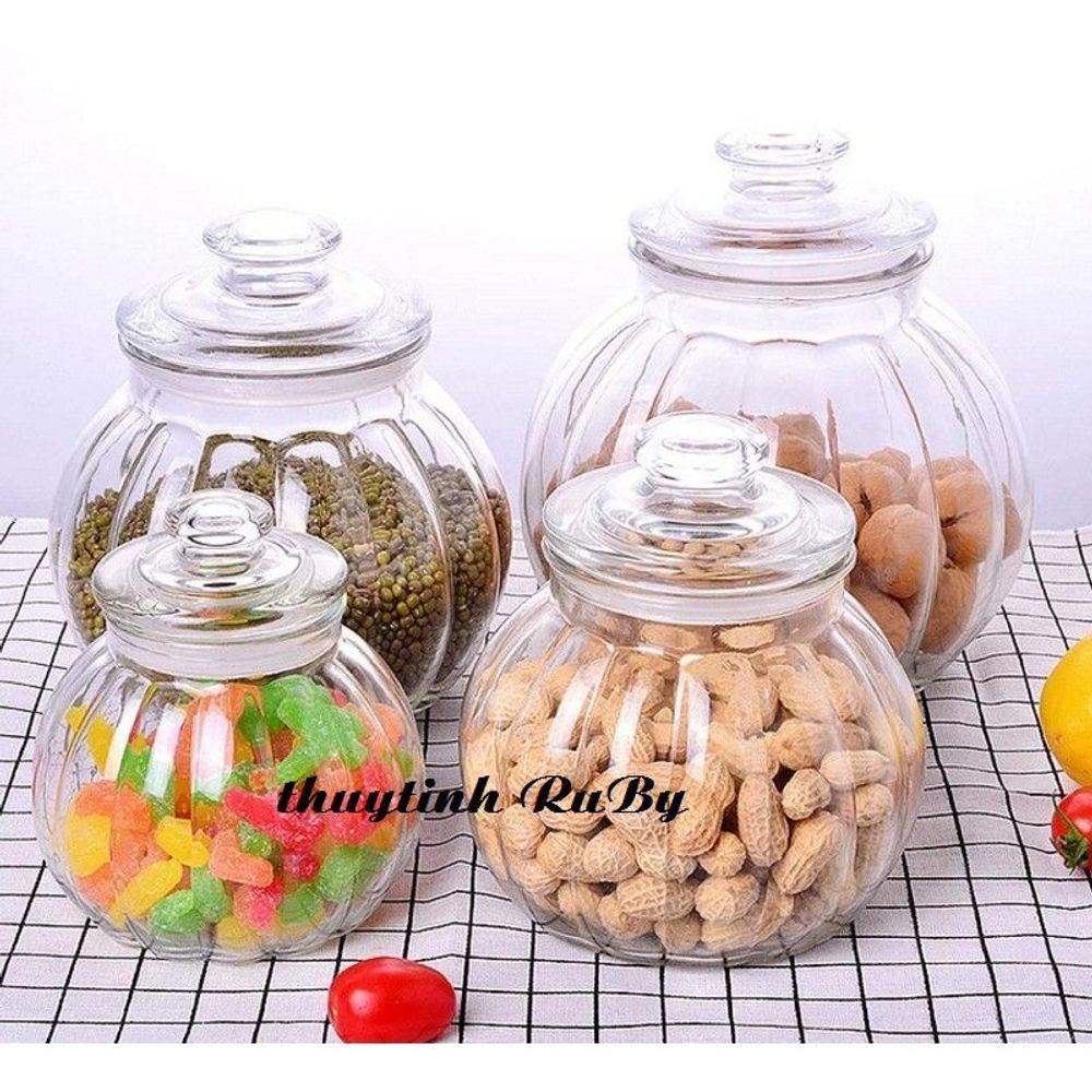 HŨ BÍ THỦY TINH ĐỰNG THỰC PHẨM - LỌ ĐỰNG GIA VỊ (THÙNG 36C)