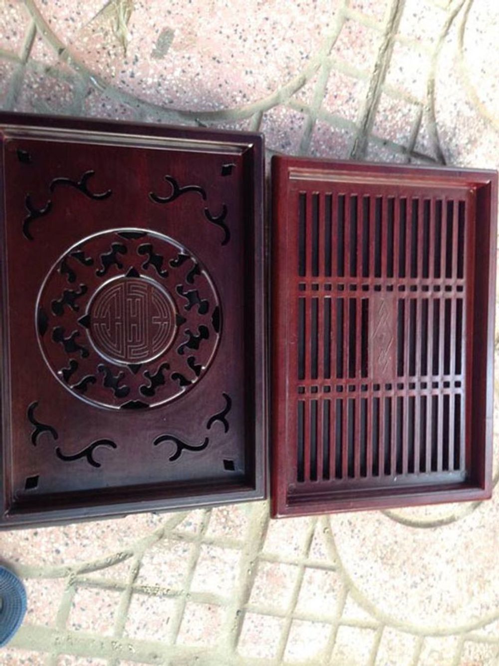 Khay Trà Nhựa Giả Gỗ Chữ Nhật (THÙNG 30C)