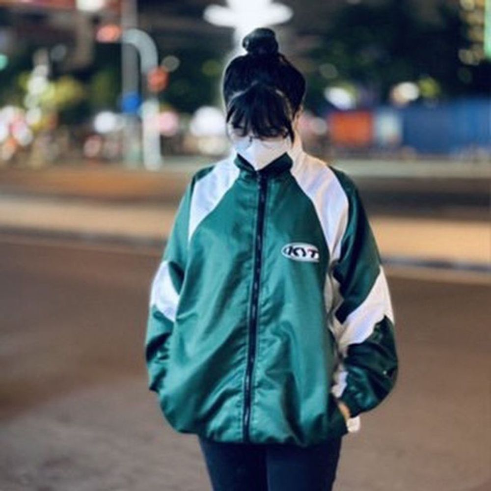 Áo khoác Phượt in KYT nam nữ chất vải dù gió 2 lớp .