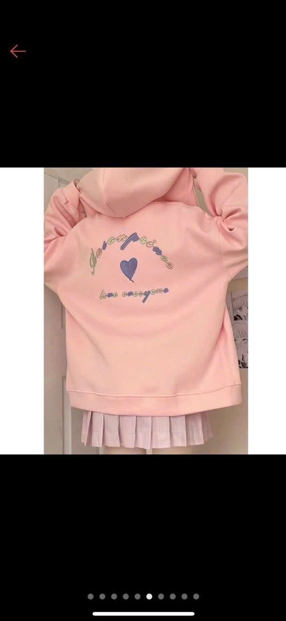 Áo khoác cadigan nỉ nút thêu hình trái tim nón rộng 2 lớp form rộng dưới 70kg