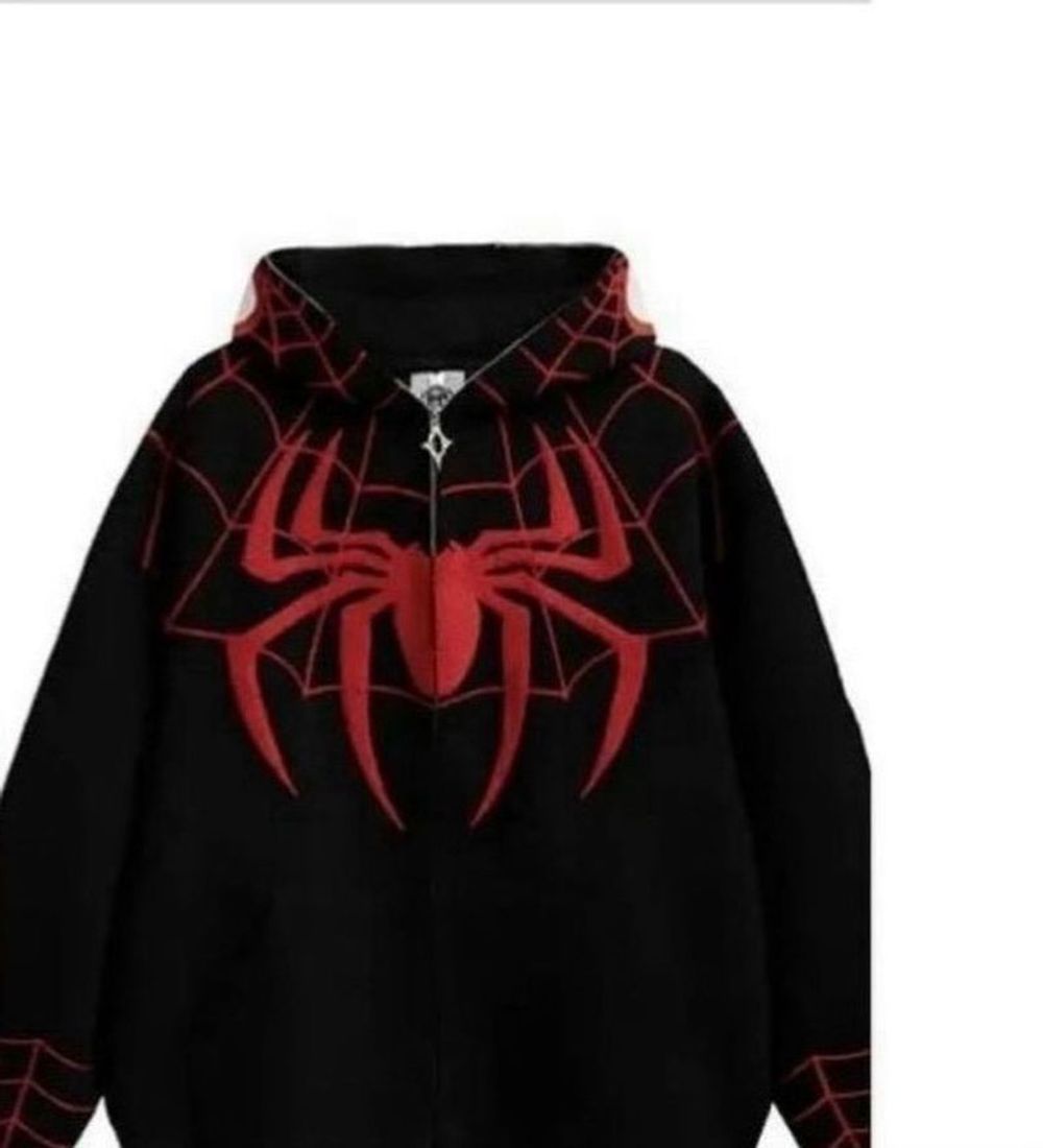 Áo khoác in nhện SPIDERMAN dây kéo full nón trùm kín đầu, chất nỉ dày mịn,dây kéo phao, tay phồng,form rộng dưới 80kg