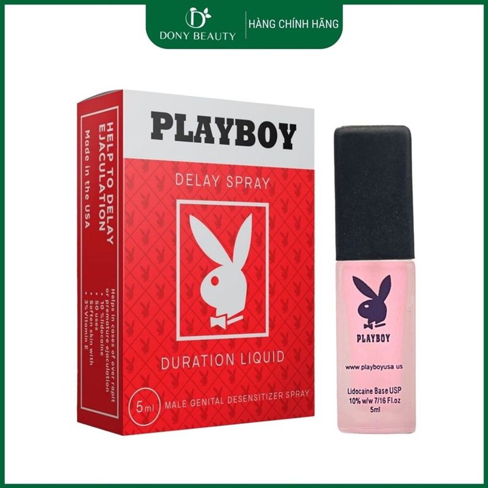 Chai Xịt PlayBoy Đỏ Kéo Dài Thời Gian