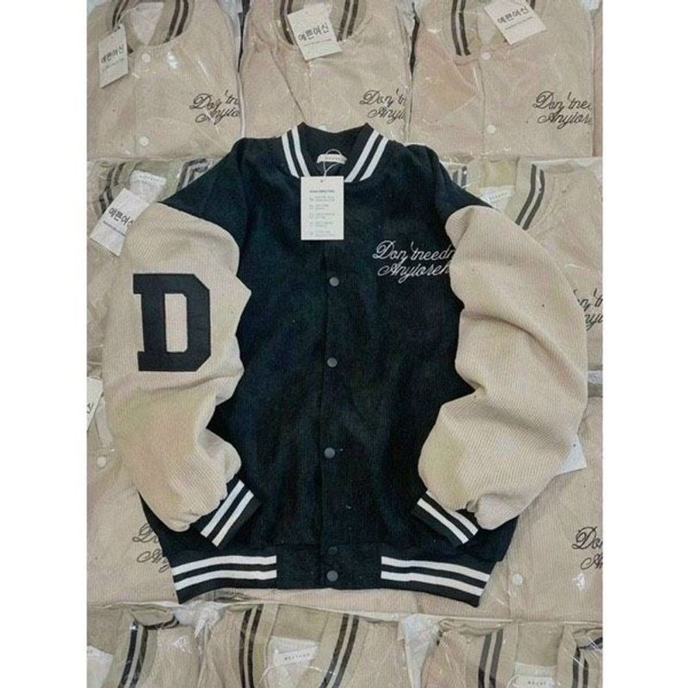 Áo khoác nhung logo thêu ,chất nhung 2 lớp lót dù freesize dưới 70kg