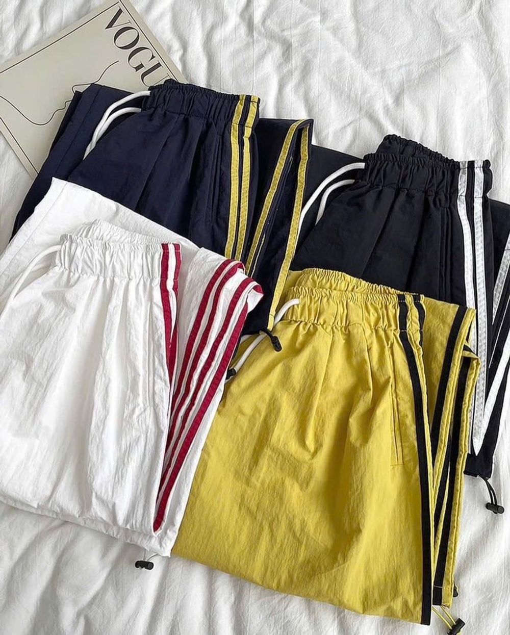 QUẦN ỐNG rộng , Form dưới 65kg Chất vải : dù nhăn