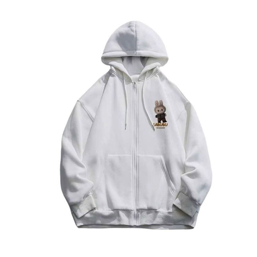 Áo Hoodie in LABUBU hình in chắc chắn , , bao giặt thoải mái,mềm mịn.