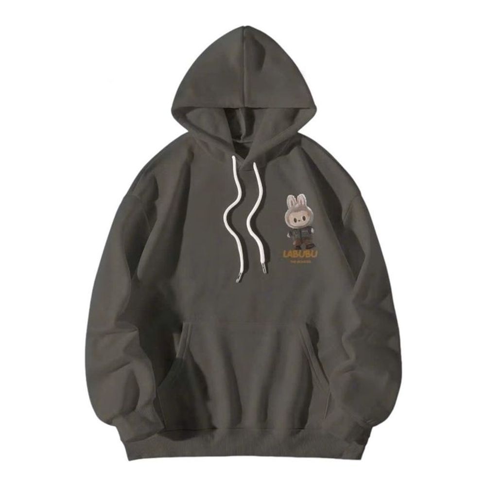 Áo Hoodie in LABUBU hình in chắc chắn , , bao giặt thoải mái,mềm mịn.