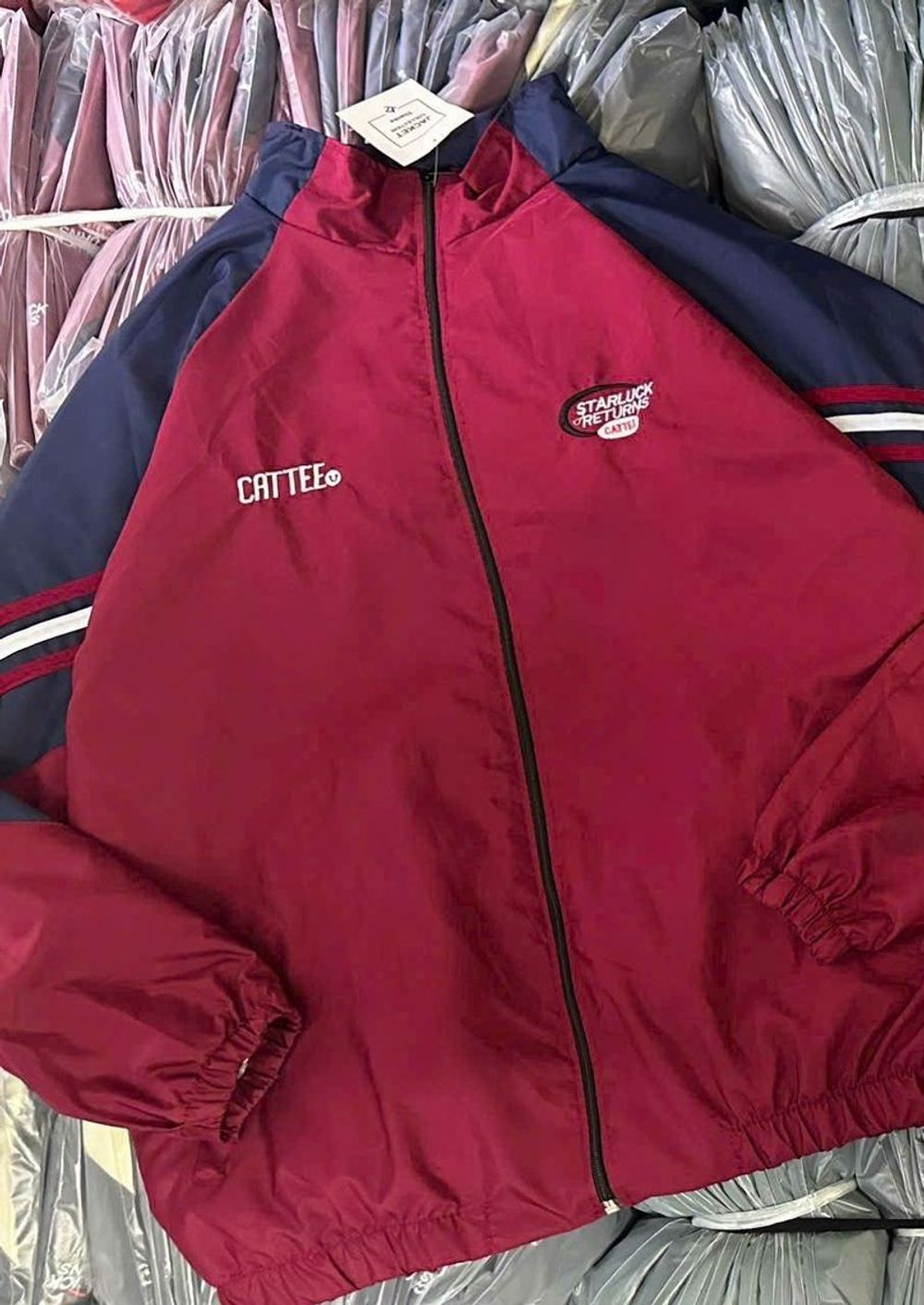 Áo Khoác Dù Chạy Viền THÊU CATTEE - Jacket Form Rộng Unisex
