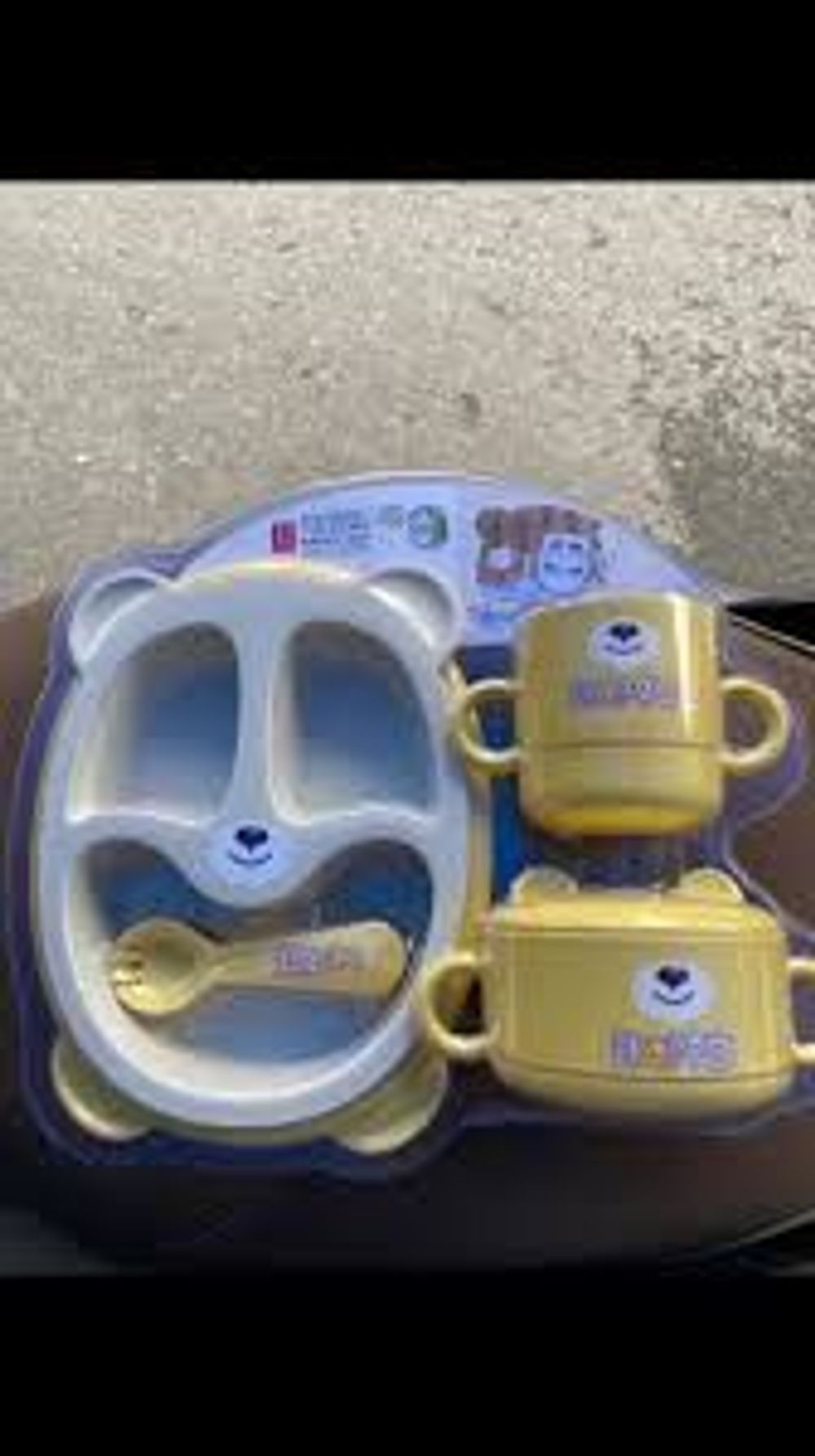 Set khay ăn dặm 6 món, bộ khay ăn dặm lúa mạch hình cua cho bé