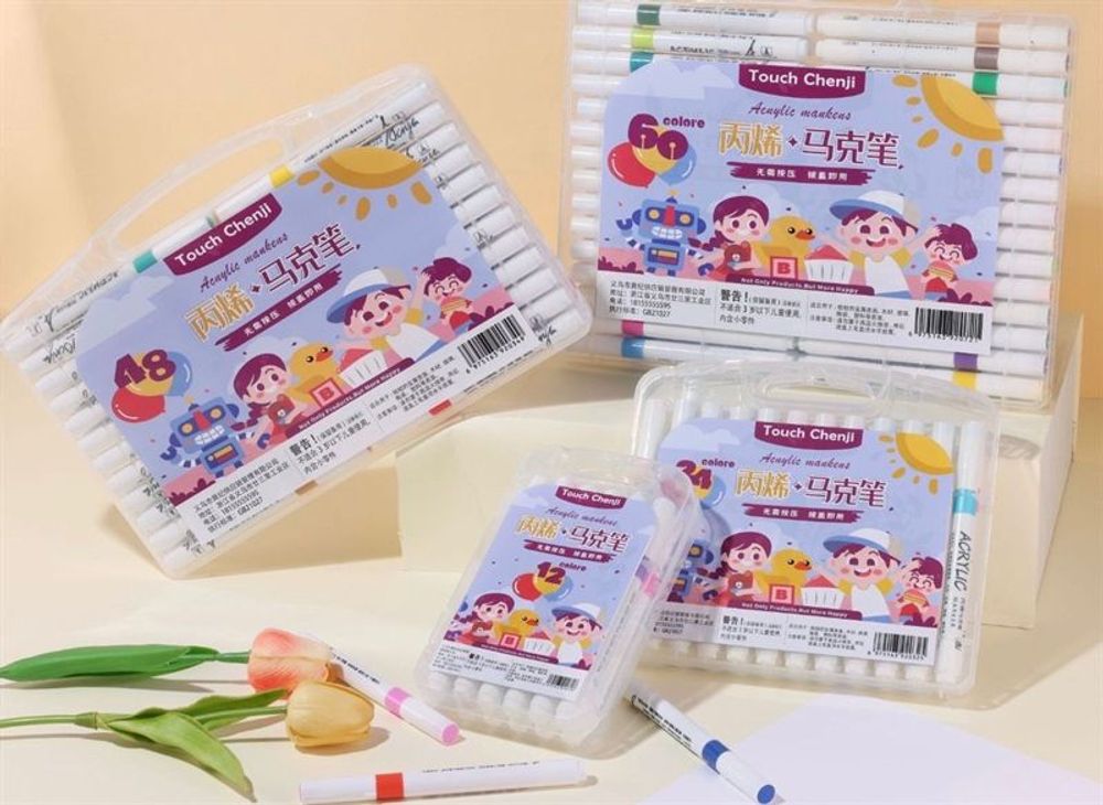 Hộp Màu Acrylic 80 Màu HS (THÙNG 40B)