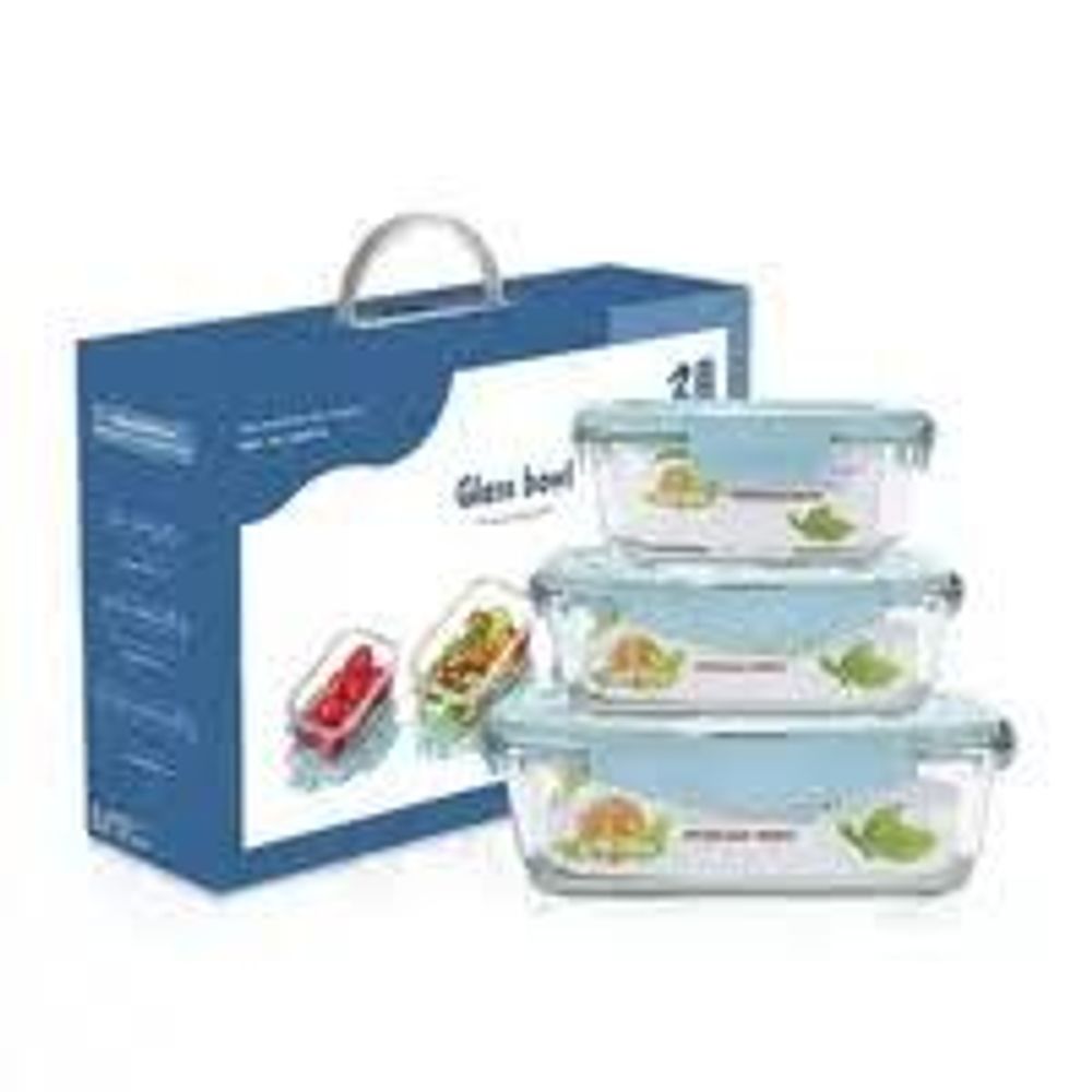 Hộp cơm hộp thực phẩm thuỷ tinh giữ nhiệt có van thông hơi nhiều ngăn More Fresh HĐC01