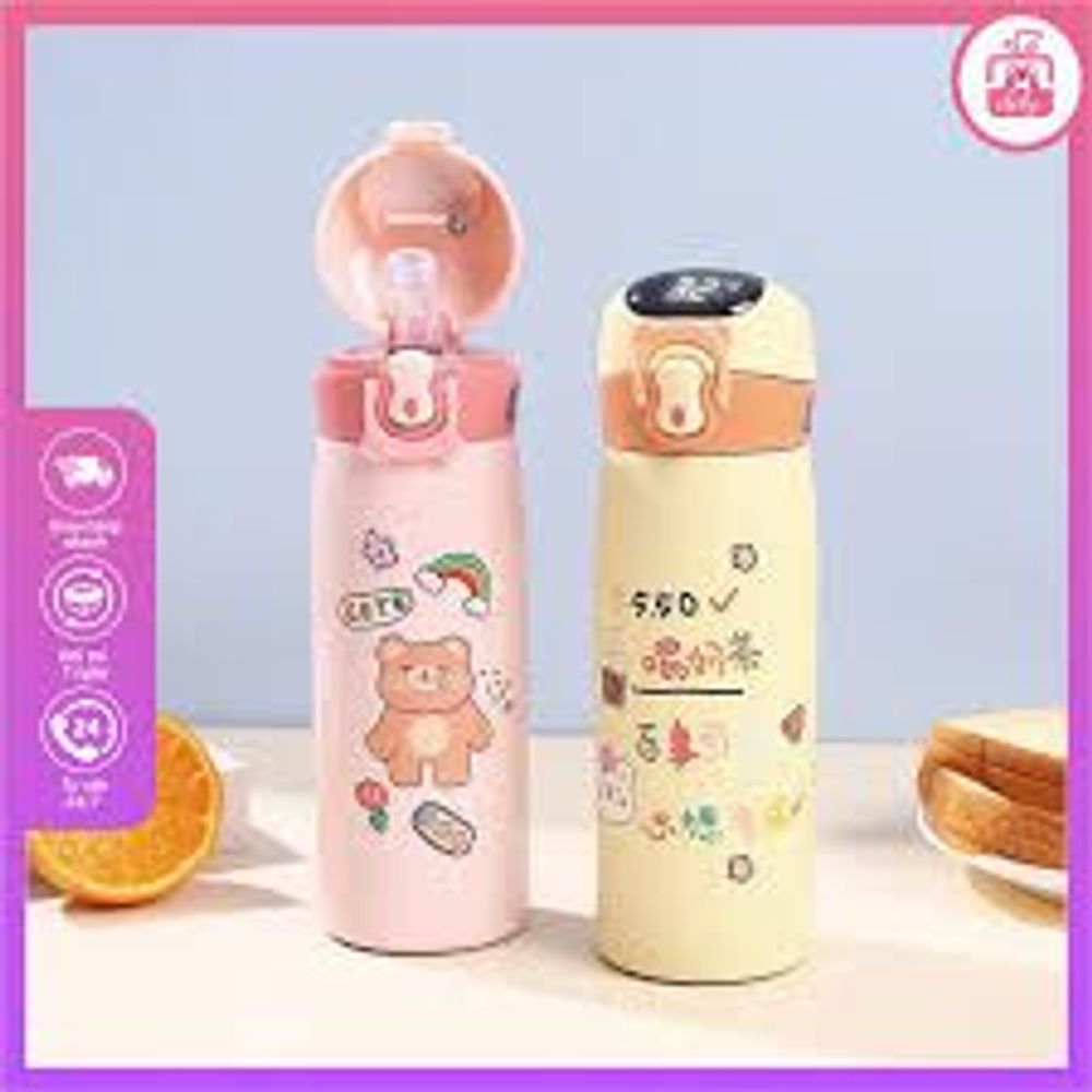 Bình Nước Giữ Nhiệt Trẻ Em Inox 316 Có Vòi Chống Đổ An Toàn 4 Màu Tùy Chọn