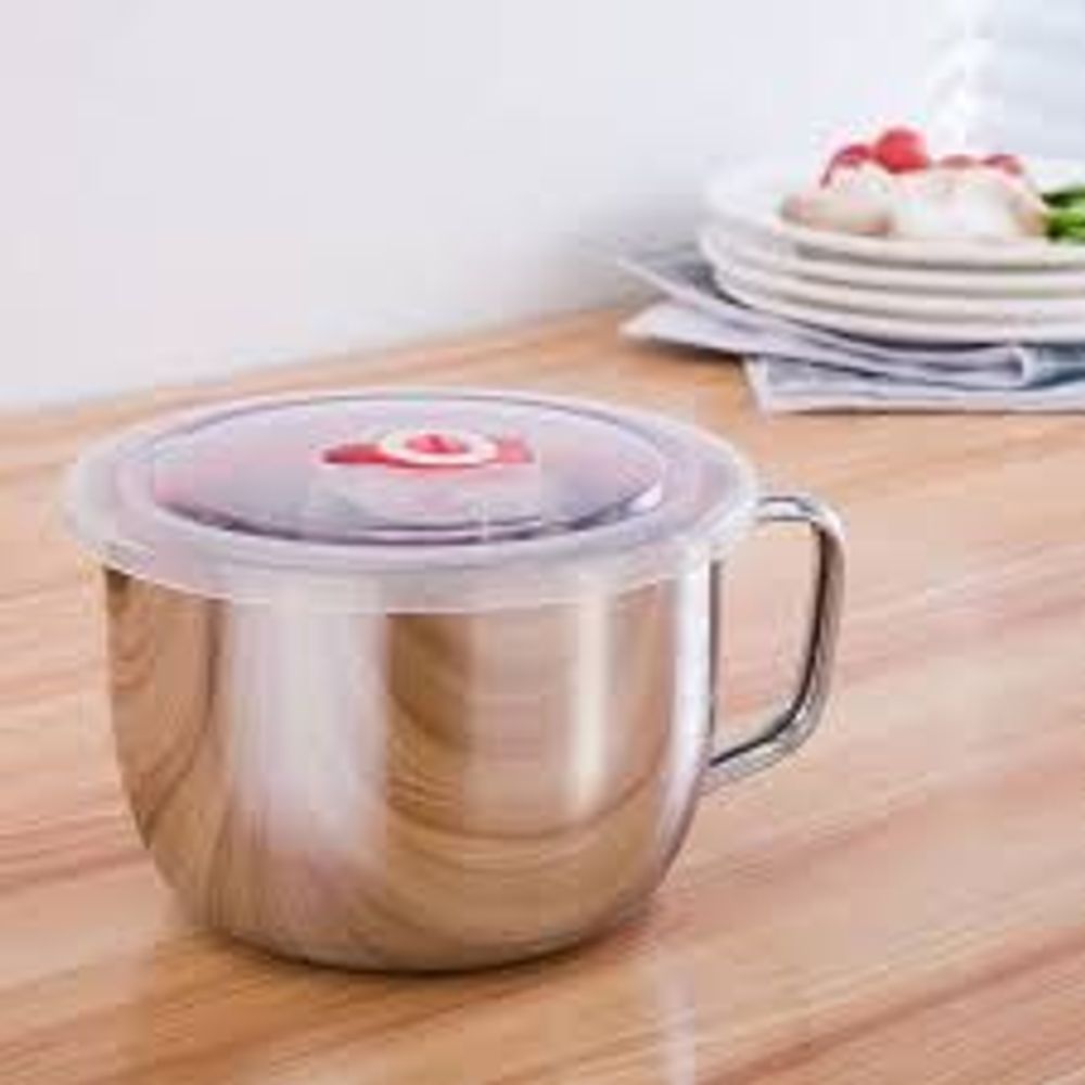 CA ĂN MÌ SIZE 14CM CÓ QUAI CẦM TIỆN LỢI CÓ NẮP HÚT CHÂN KHÔNG