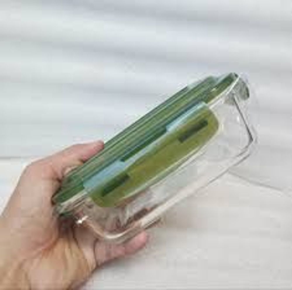 Bộ hộp cơm thủy tinh cường lực gồm 3 hộp thủy tinh 410ml không chia ngăn, Túi đựng và bộ đũa