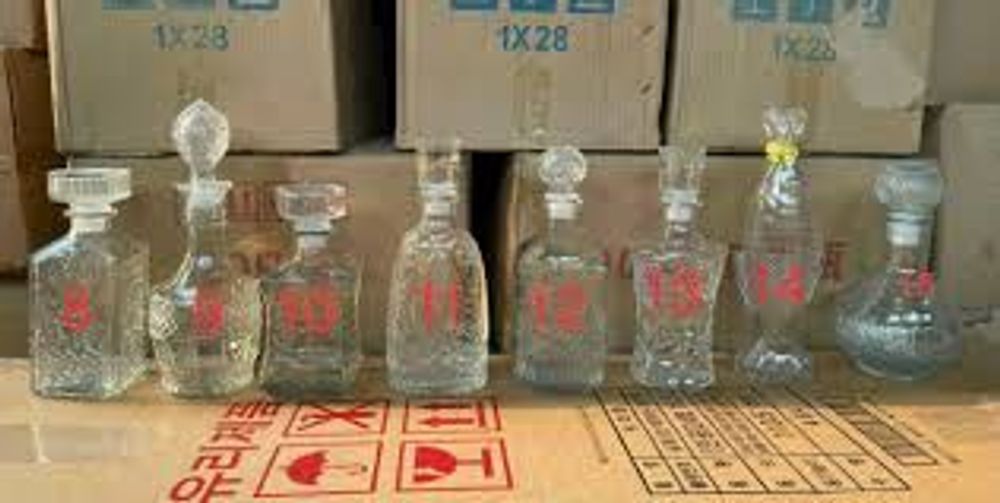 Chai thủy tinh đẹp chiết đồ uống dung tích 750ml/800ml/900ml/960ml/970ml/1000ml (1 chai)