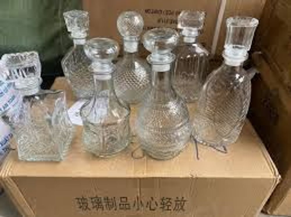 Chai thủy tinh đẹp chiết đồ uống dung tích 750ml/800ml/900ml/960ml/970ml/1000ml (1 chai)