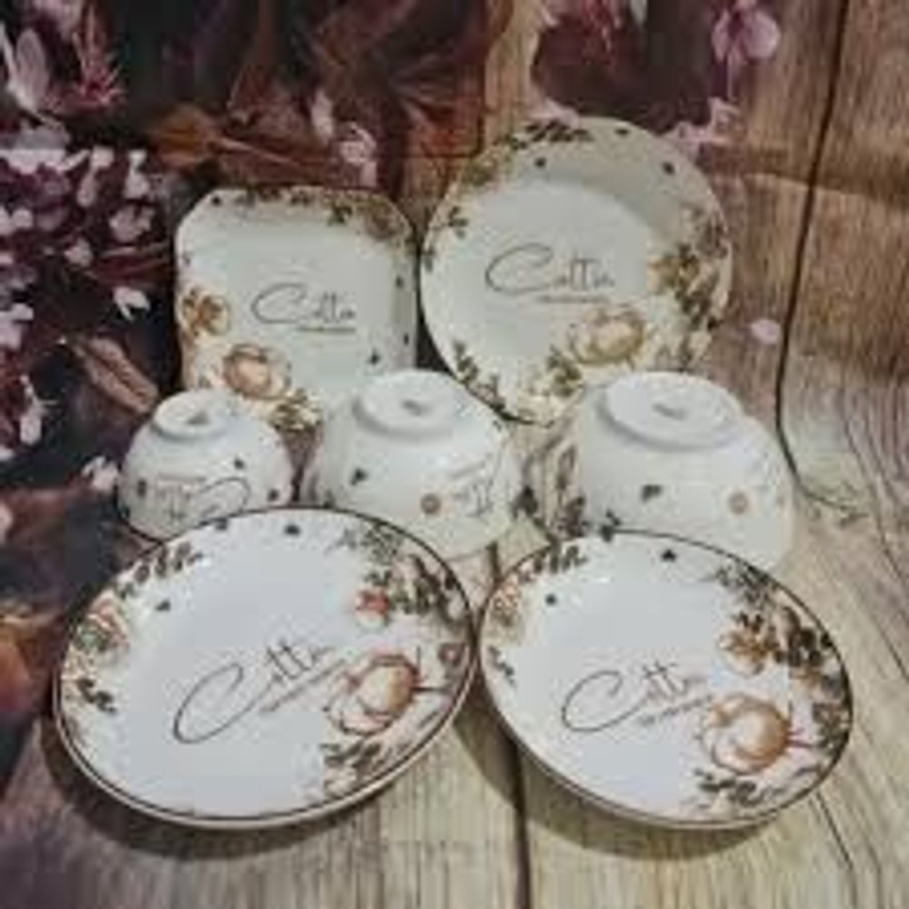 Đĩa Sứ Xoài 32 Hoa 022 (THÙNG 20C)