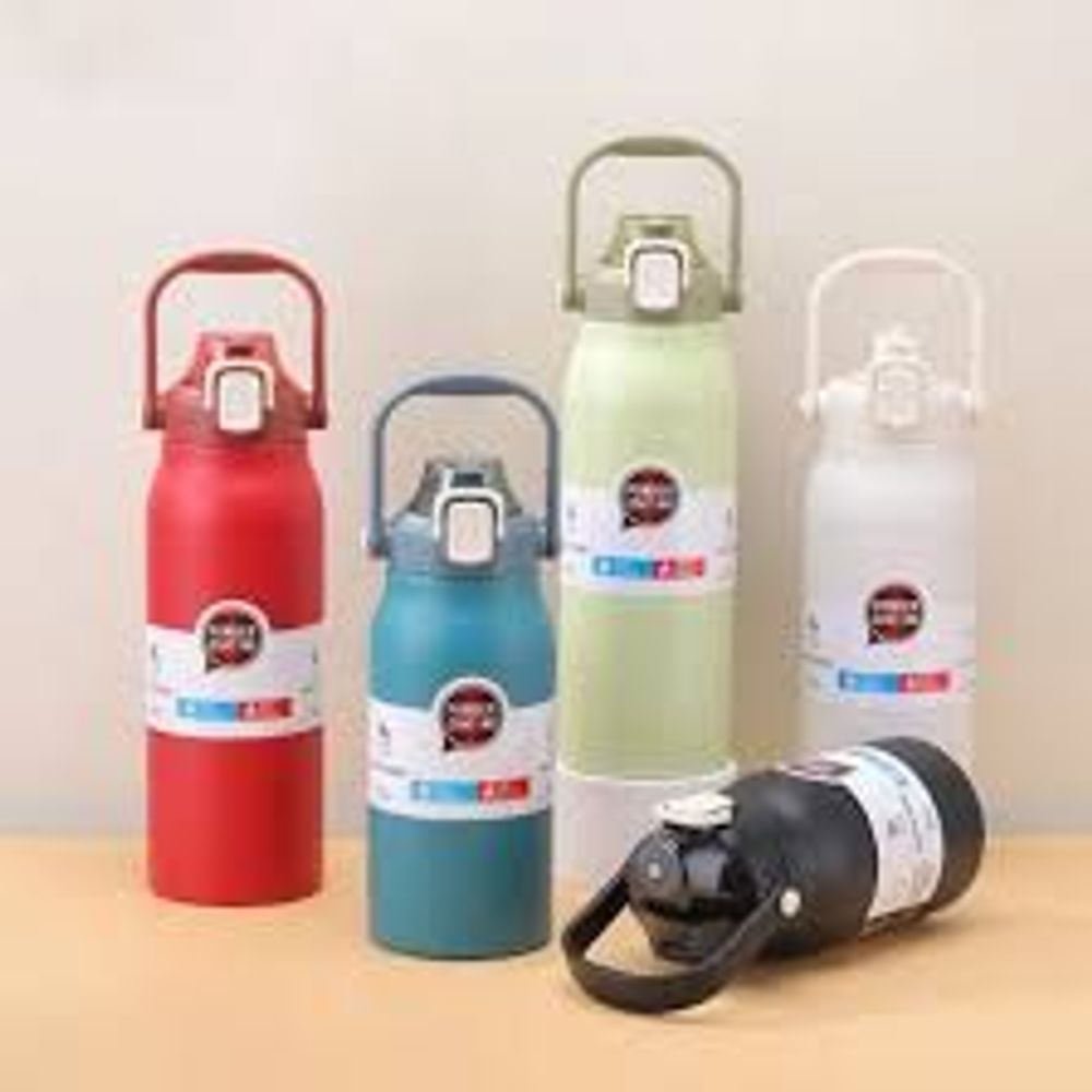 Bình giữ nhiệt EOOE 1500ML Bình giữ nhiệt chân không đôi di động Bình nước bằng thép không gỉ 316 Bình giữ nhiệt bằng thép không gỉ