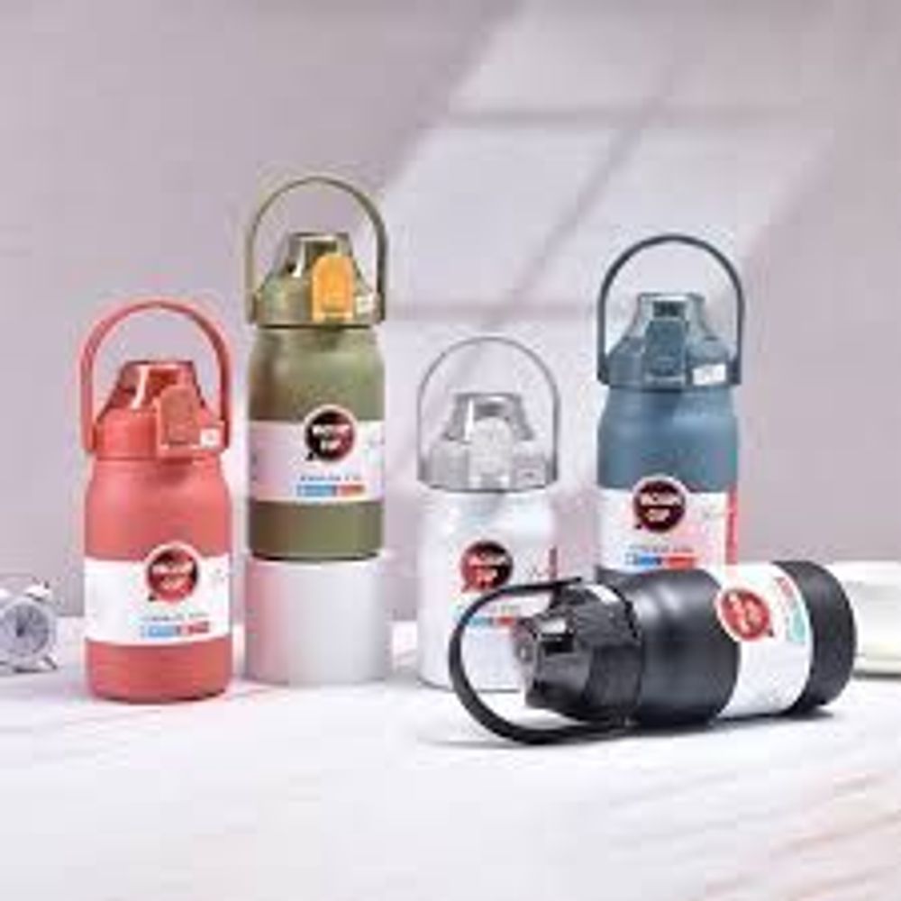 Bình giữ nhiệt EOOE 1500ML Bình giữ nhiệt chân không đôi di động Bình nước bằng thép không gỉ 316 Bình giữ nhiệt bằng thép không gỉ
