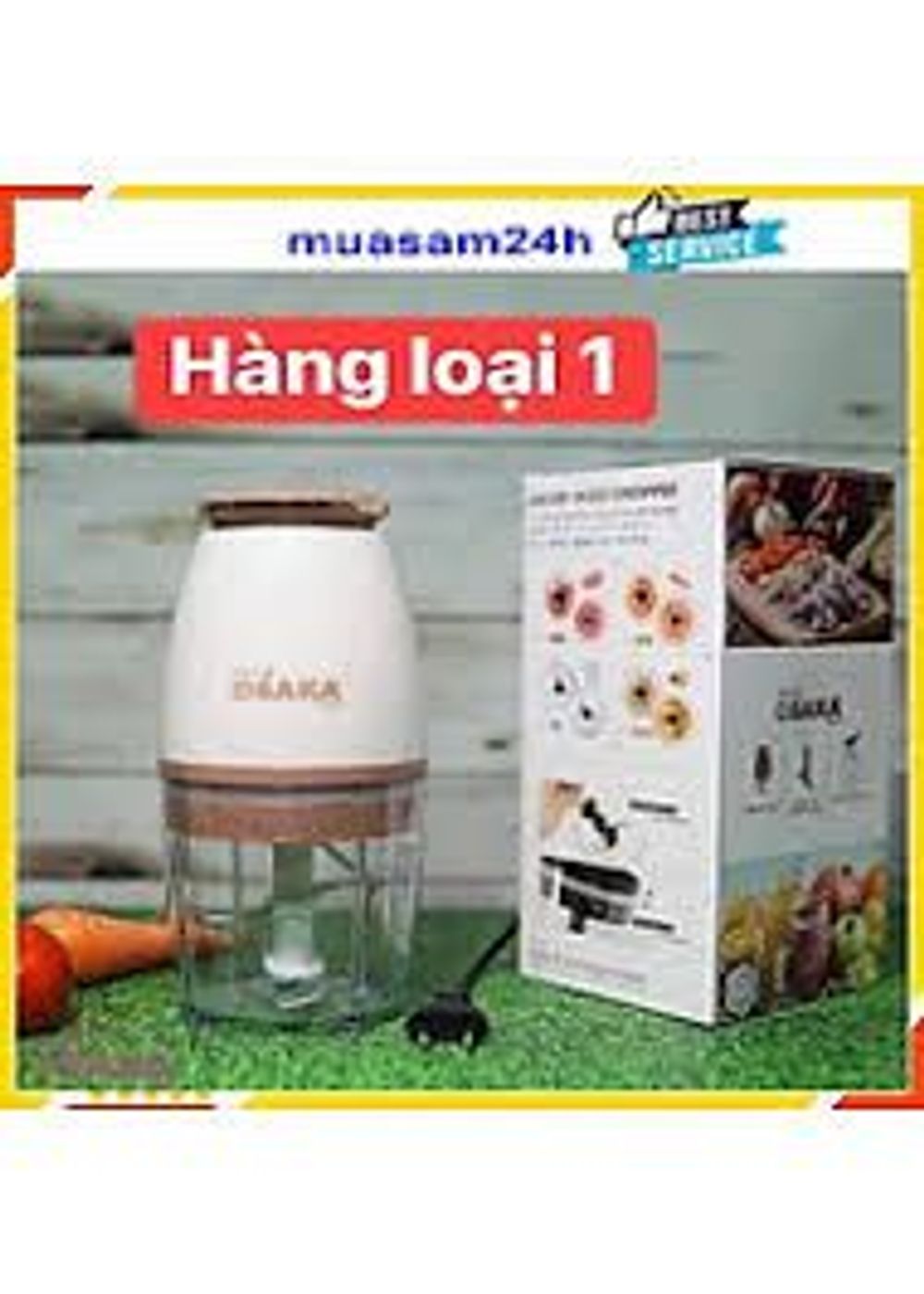 Máy xay thịt, máy xay sinh tố lưỡi cắt 4 chiều dễ dàng sử dụng