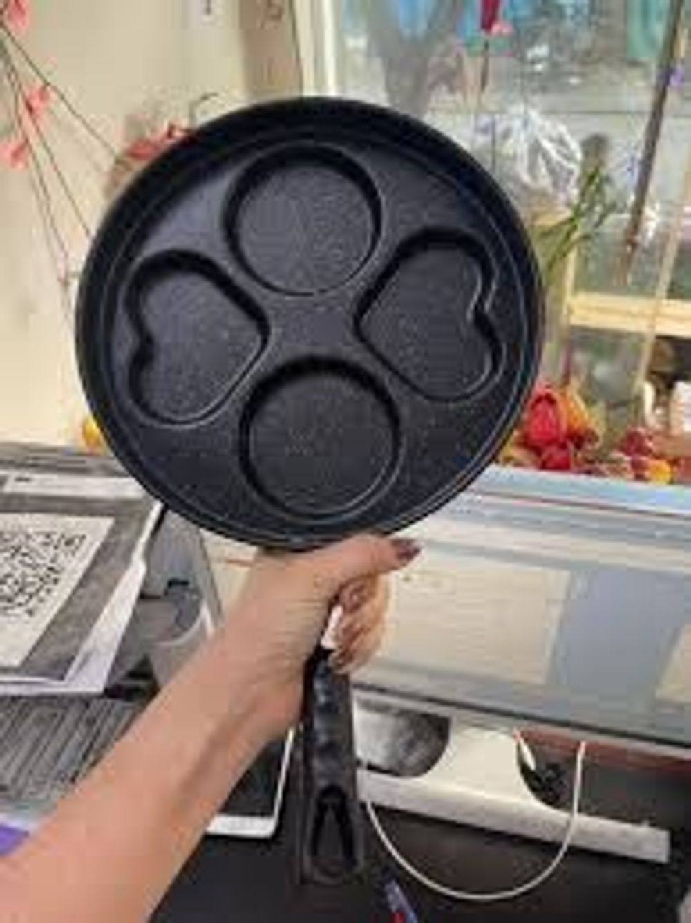 Chảo đá 4 ngăn phiên bản hot hit trái tim