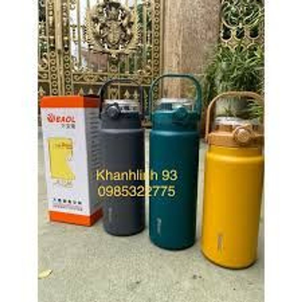 BÌNH GIỮ NHIỆT INOX X27 BAOL CÓ LÁP BẬT ỐNG HÚT