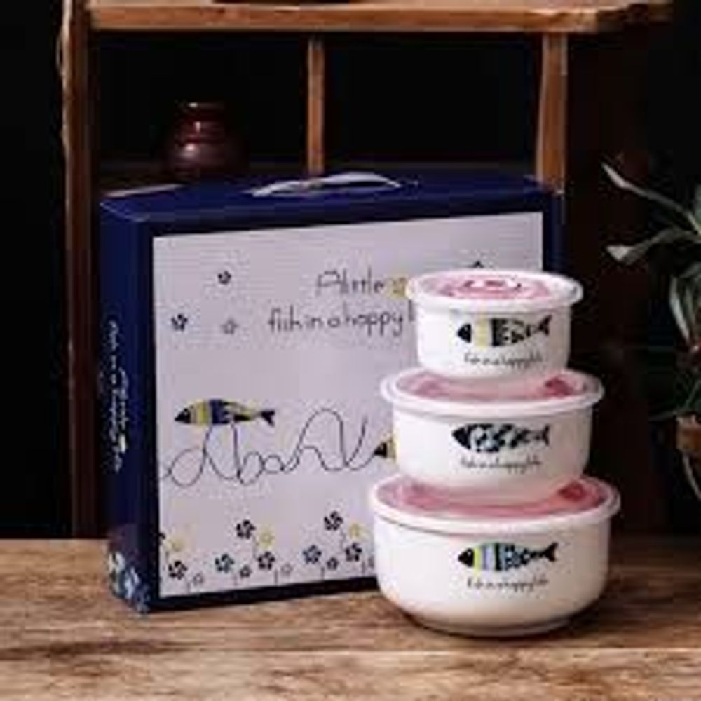 Bát sứ có nắp hút chân không