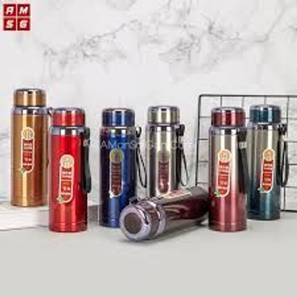 Bình Giữ Nhiệt Cao Cấp Inox 316 Dung Tích 1000ml Nắp Đính Họa Tiết Kim Cương