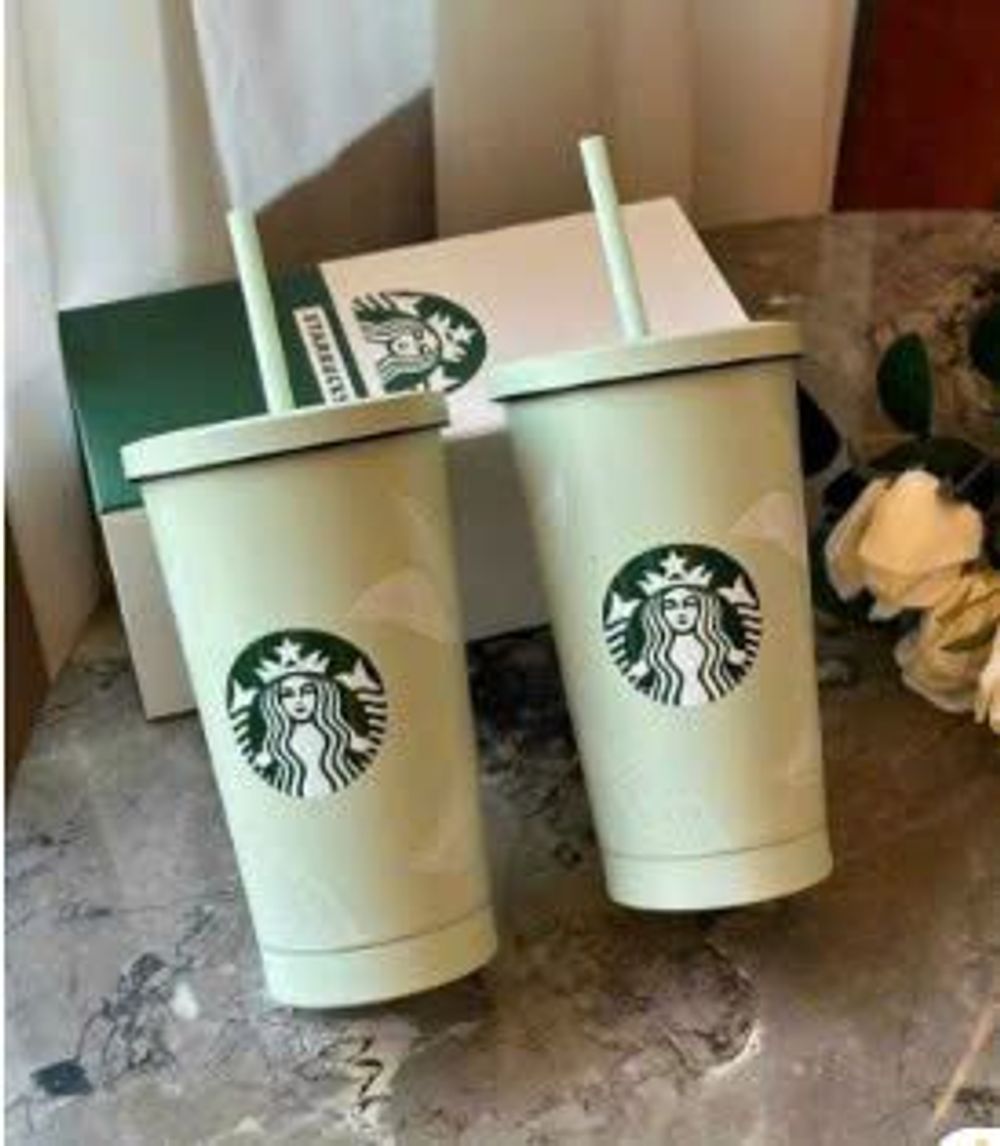 Ly Starbuck giữ nhiệt chất liệu Inox 304 ,dung tích 750ML kèm ống hút