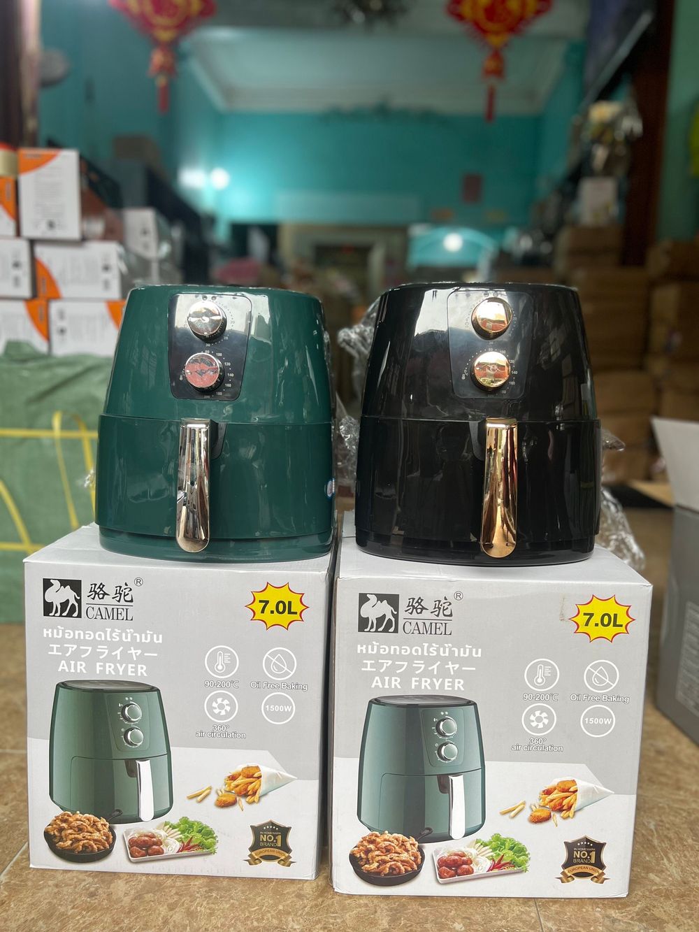 Nồi chiên không dầu camel Nồi chiên hàng nội địa trung Dung tích 6lit