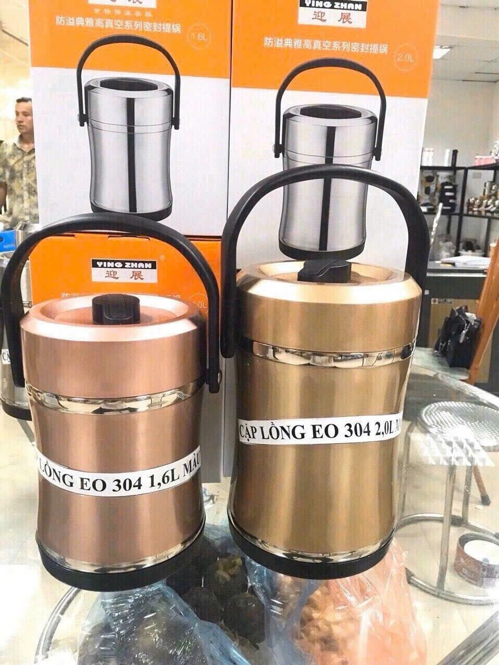 Cặp lồng inox 1,6l