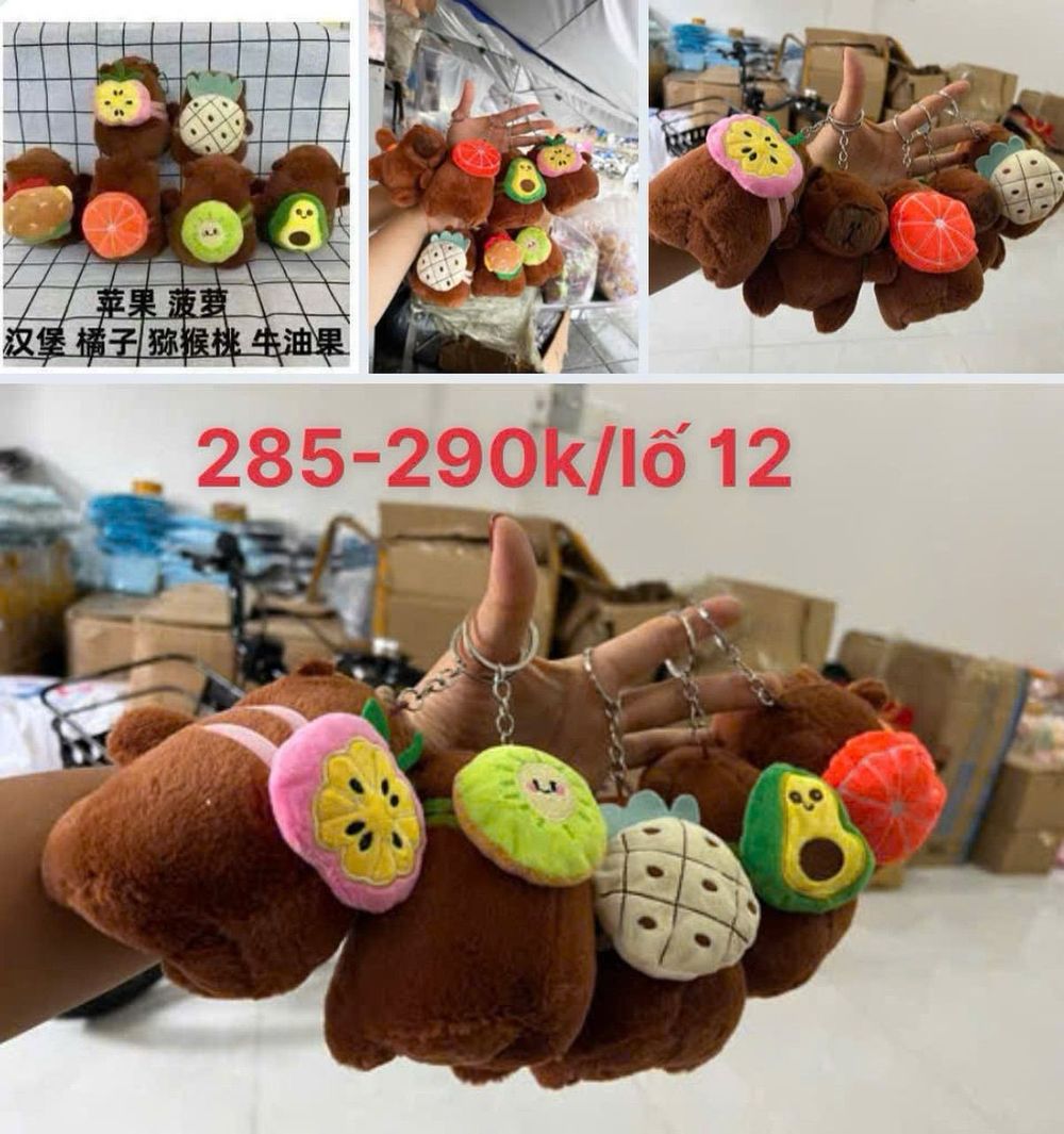 Mk capybara như hình con nâu(lố 12 con)
