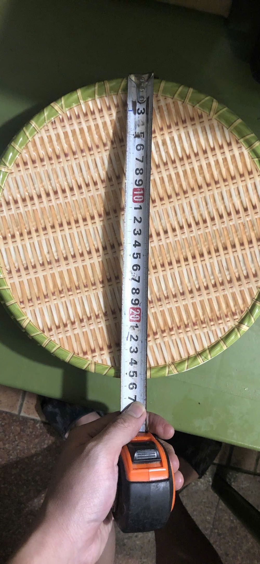 Đĩa phíp giả nan tre loại đẹp 8IN