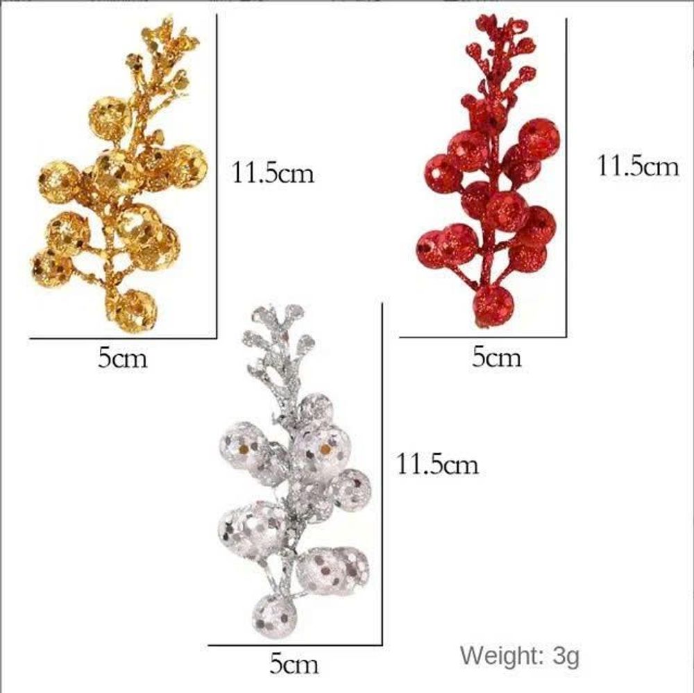 Phụ kiện trang trí tháp bánh. Sung kim tuyến