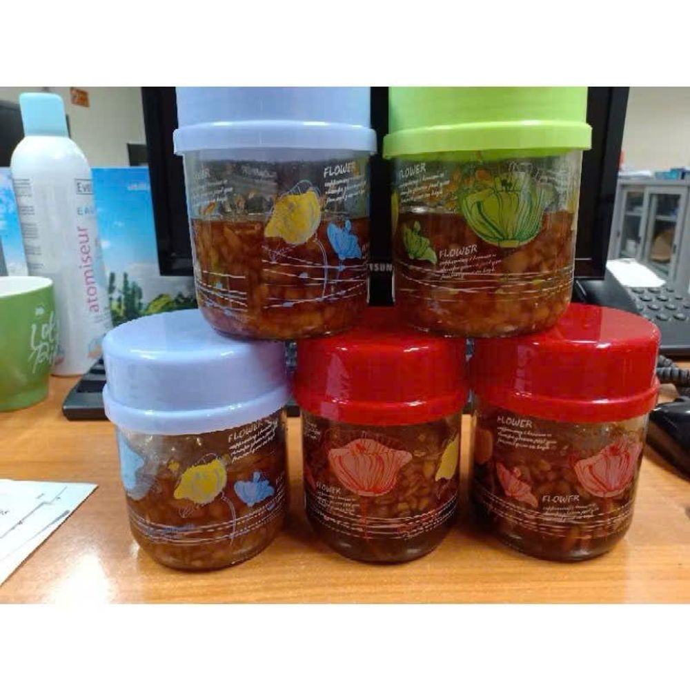 Bộ đôi Lọ Đựng Gia Vị Thuỷ Tinh Cao Cấp Có Nắp Đậy Và Thìa