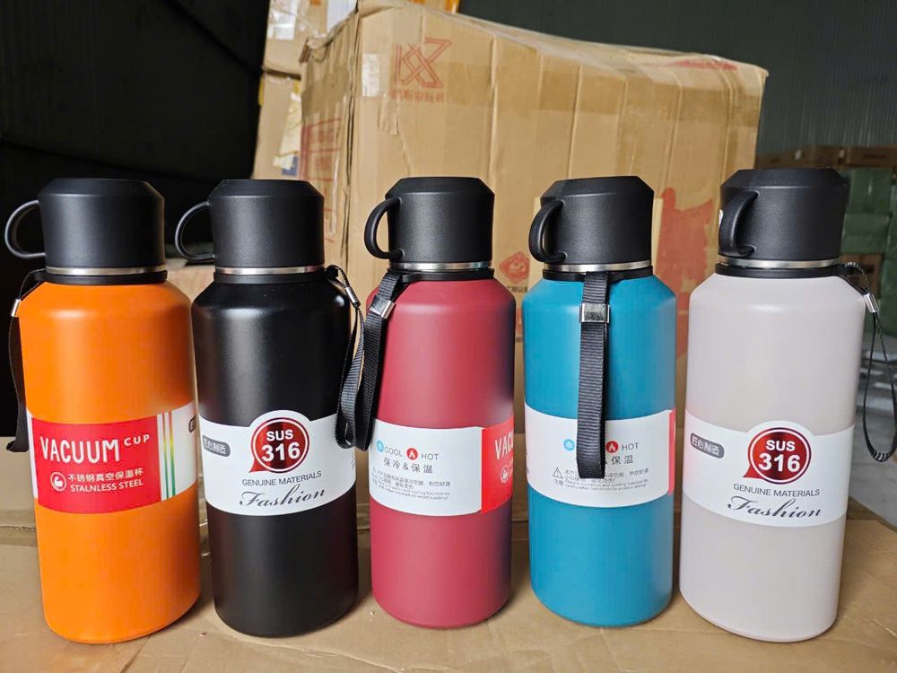 Bình giữ nhiệt inox 316 600ml chính hãng TZ có nắp cốc kèm theo, giữ nhiệt 12h ( THÙNG 40 C )