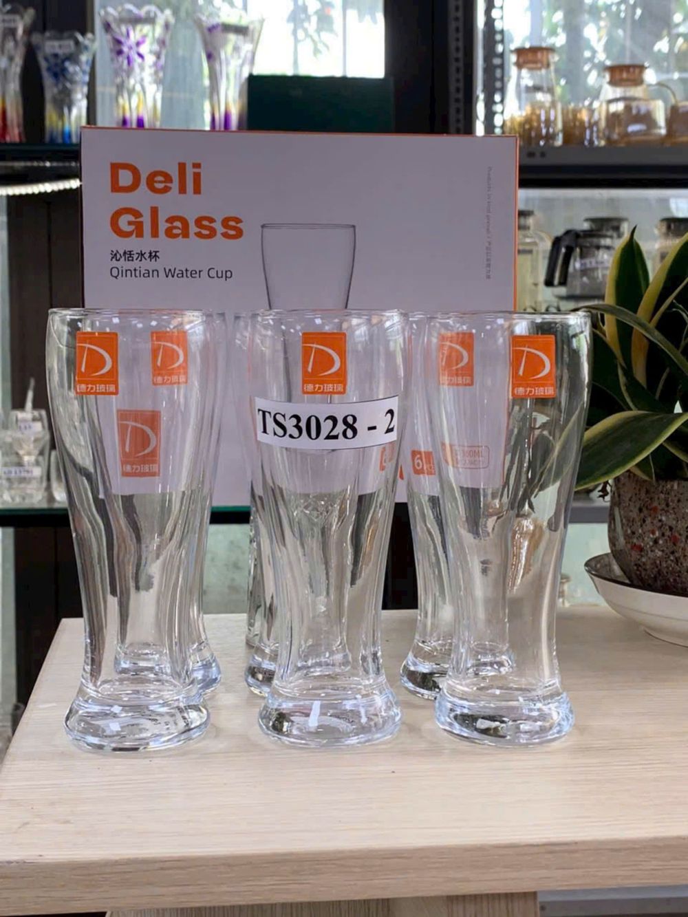 3 ly thủy tinh ( THÙNG 8 BỘ )