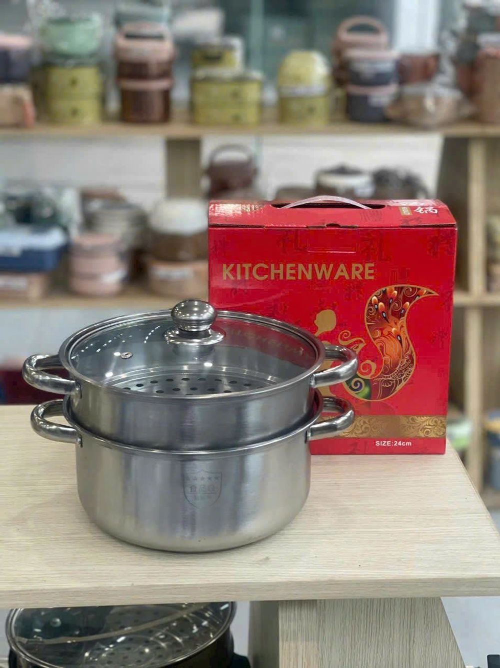 Bộ Nồi Xửng Hấp Inox Cao Cấp ( THÙNG 20 C )