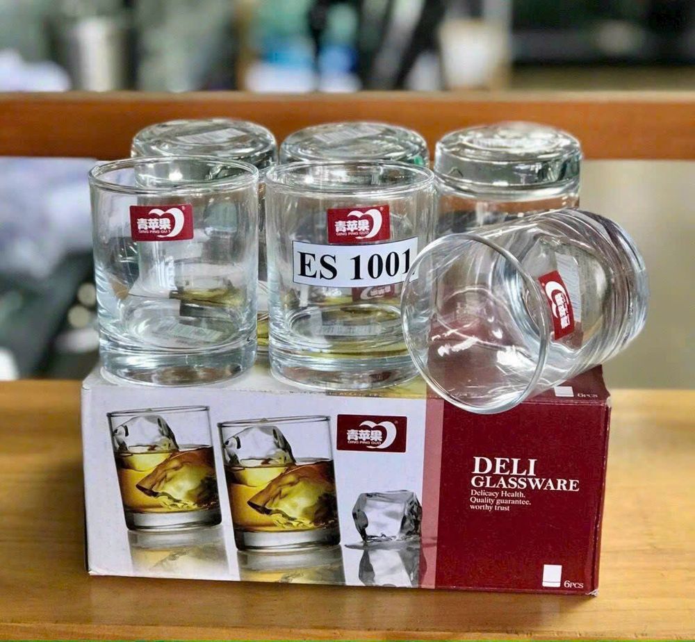 Cốc trắng lùn ES1001 ( THÙNG 8 BỘ )