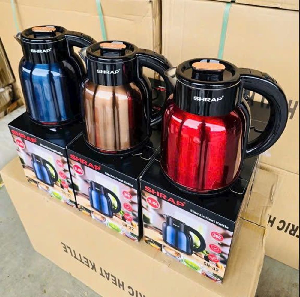 Ấm Đun Nước Sharp mã SH38 và mã SH 32 LOẠI 3 Lít ( THÙNG 16 )