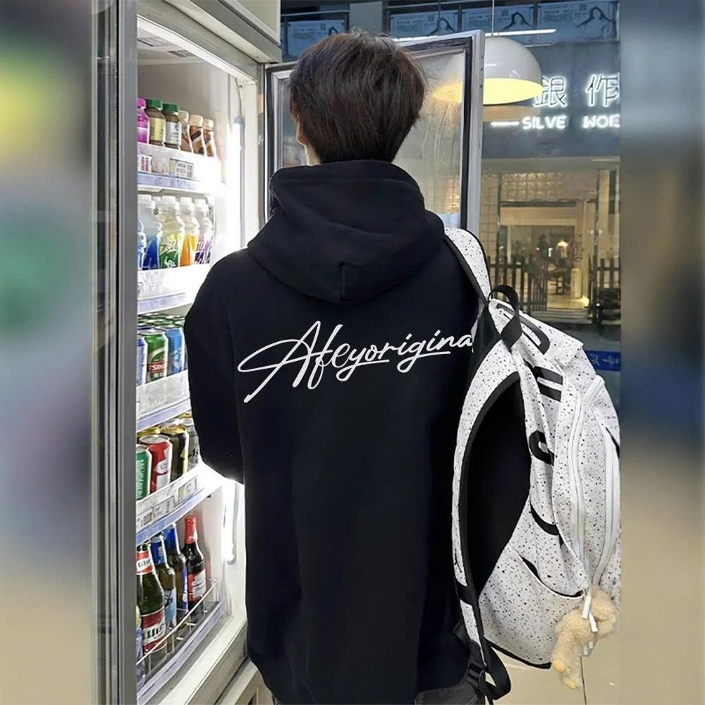 ￼Áo Hoodie nỉ có mũ, áo Hoodie Nam Nữ Unisex form rộng ấm áp Phong cách Phong cách Hàn Quốc