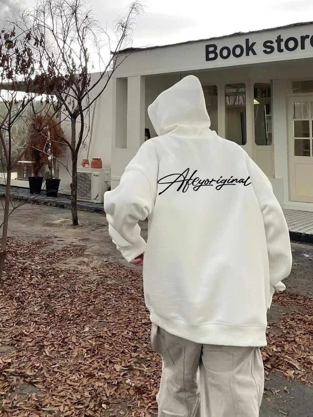 ￼Áo Hoodie nỉ có mũ, áo Hoodie Nam Nữ Unisex form rộng ấm áp Phong cách Phong cách Hàn Quốc