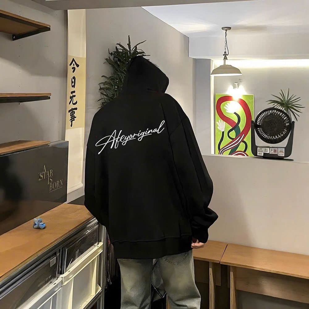 ￼Áo Hoodie nỉ có mũ, áo Hoodie Nam Nữ Unisex form rộng ấm áp Phong cách Phong cách Hàn Quốc